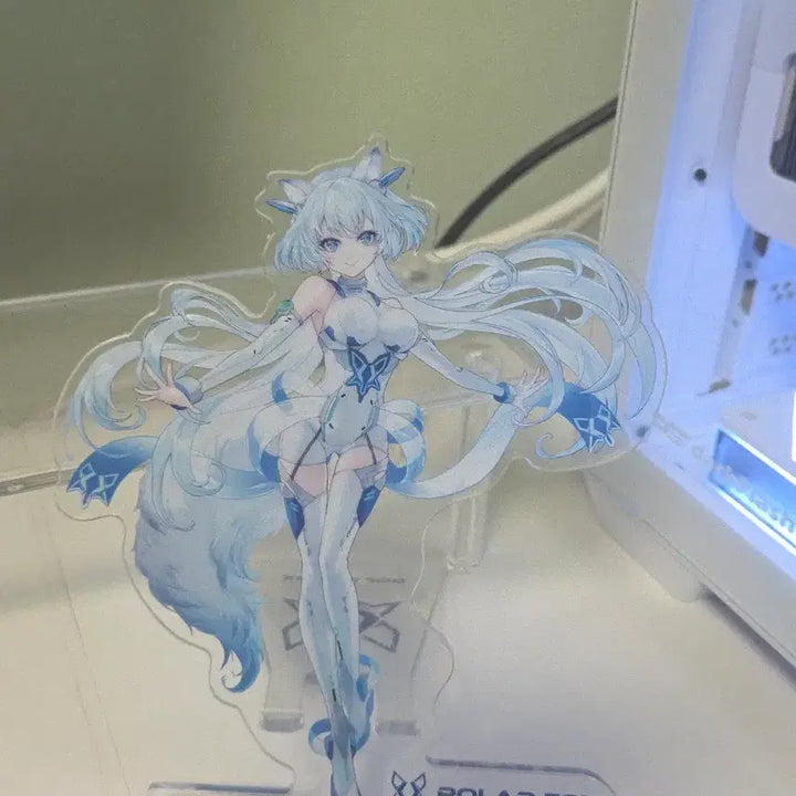 [BUNJANG] Manli Polar Fox Acrylic Stand / 만리 폴라폭스 아크릴스탠드 양도
