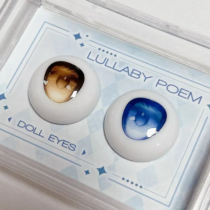 [BUNJANG] Rulabypoem Anime Eyeball 20mm (Brown Gold/Blue) / dd mdd 20mm 룰라비포엠 아니메안구 브라운 골드/블루