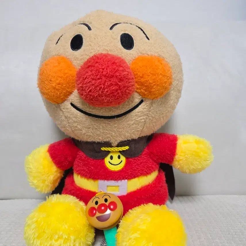 [BUNJANG] Anpanman Doll + Castanets Set / 호빵맨 인형 + 캐스터네츠 세트