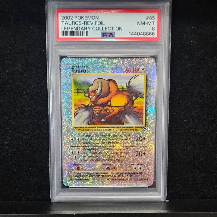 [BUNJANG] Pokémon Trading Card Ken Taurus Legendary Collection PSA Graded 8 / 포켓몬카드 켄타로스 레전더리 컬렉션 PSA8