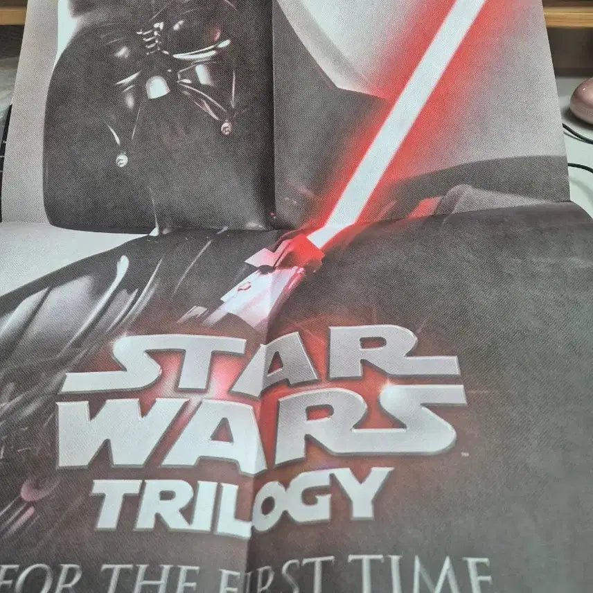 [BUNJANG] Star Wars Trilogy DVD Advertisement Fabric Poster / 스타워즈 트릴로지 DVD 광고 포스터
