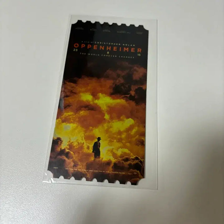 [BUNJANG] Oppenheimer Original Ticket / 오펜하이머 오리지널 티켓