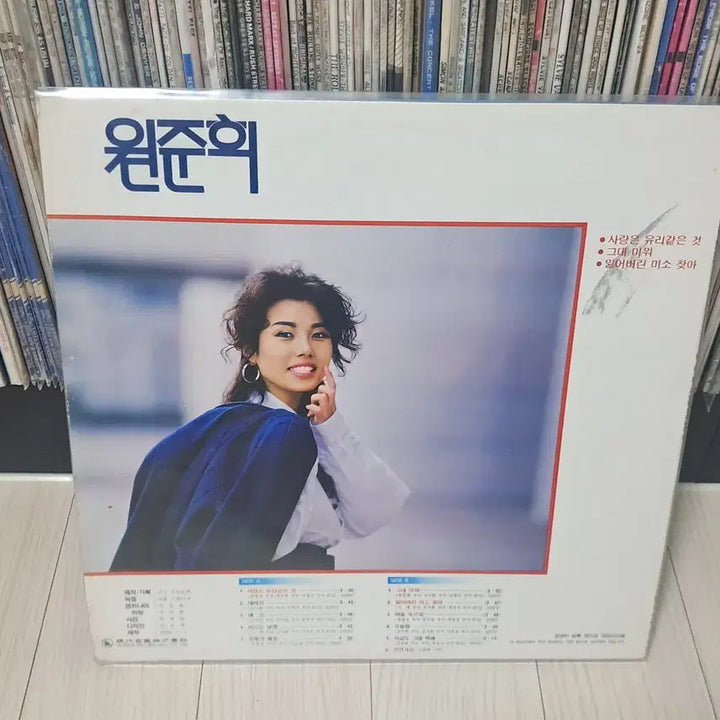 [BUNJANG] Won Jun Hee Best Album (1989) Love Is Like Glass LP / LP..원준희 베스트음반(1989년)사랑은 유리같은것