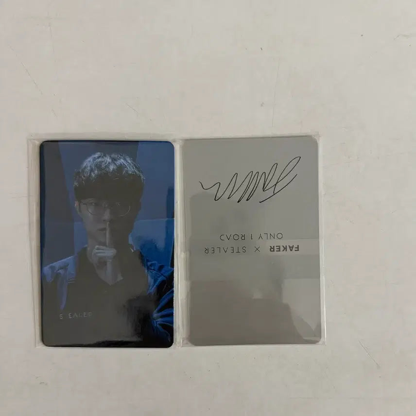 [BUNJANG] T1 Faker Eyewear Photocard / T1 페이커  Faker 안경 포토카드