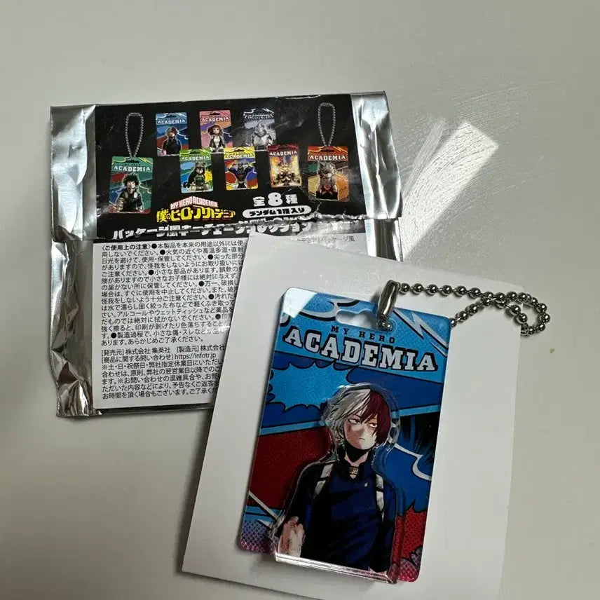 [BUNJANG] My Hero Academia Jump Shop Package Style Keychain Collection Todoroki Shoto / 히로아카 점프샵 패키지풍 키체인 컬렉션 / 토도로키 쇼토