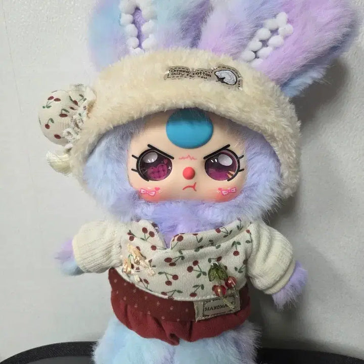 [BUNJANG] Baby 3 100% Custom Doll - Cherry Pattern Outfit / 베이비쓰리 100% 커스텀