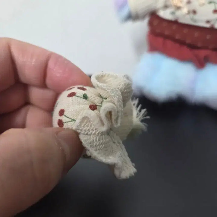 [BUNJANG] Baby 3 100% Custom Doll - Cherry Pattern Outfit / 베이비쓰리 100% 커스텀