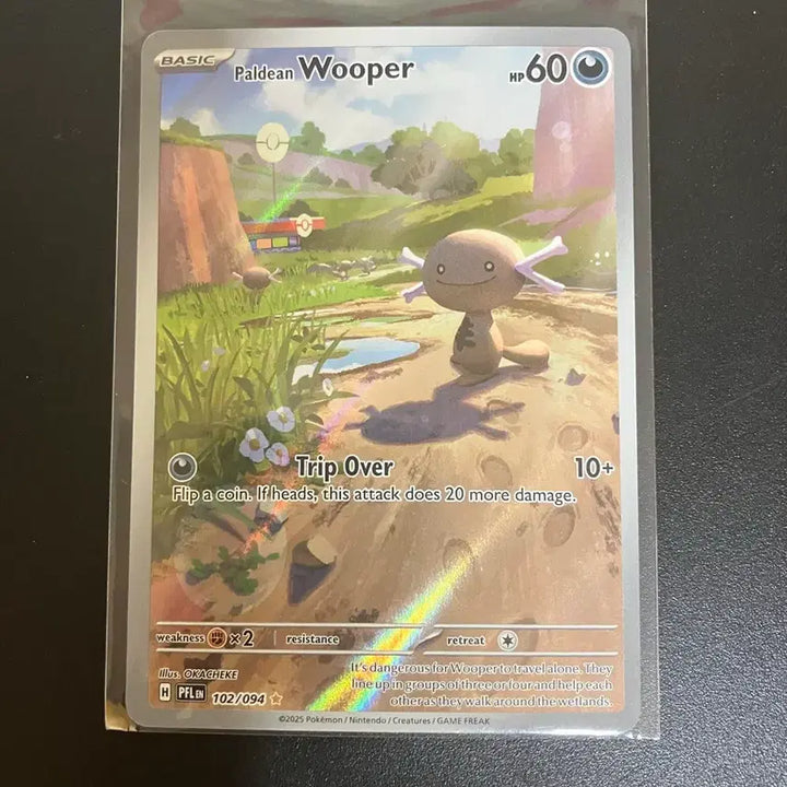 [BUNJANG] Pokemon Card Paldean Wooper AR / 포켓몬카드 북미 팔데아 우파 ar