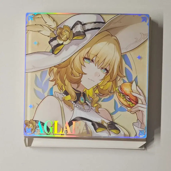 [BUNJANG] Honkai: Star Rail Aglaia Touch the Light Acrylic Magnet / 붕괴: 스타레일+맘스터치 콜라보 아글라이아 아크릴 마그넷/포토카드