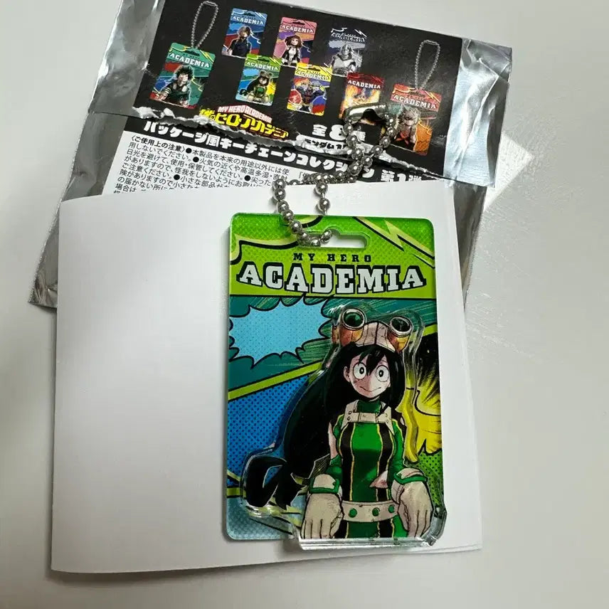 [BUNJANG] My Hero Academia Jump Shop Package-style Keychain Collection - Tsuyu Asui / 히로아카 점프샵 패키지풍 키체인 컬렉션 - 아스이 츠유