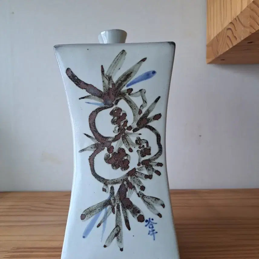 [BUNJANG] Master Jin Jong-man Gogu (Iron-Blue Celadon) Ceramic Artwork / 곡우 진종만 선생 철청화 도자기 작품