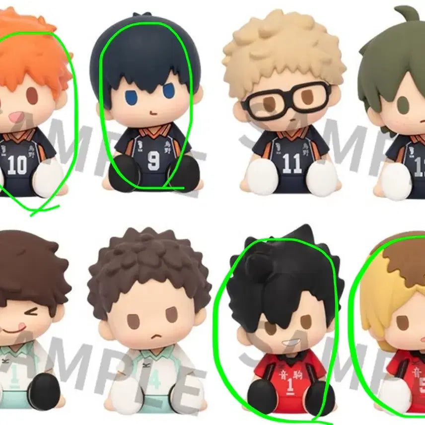 [BUNJANG] Haikyuu!! Pote Pote SD Character Figures (Hinata, Kageyama, Kenma, Kuroo) / 하이큐 포테포테 히나타 카게야마 켄마 쿠로오