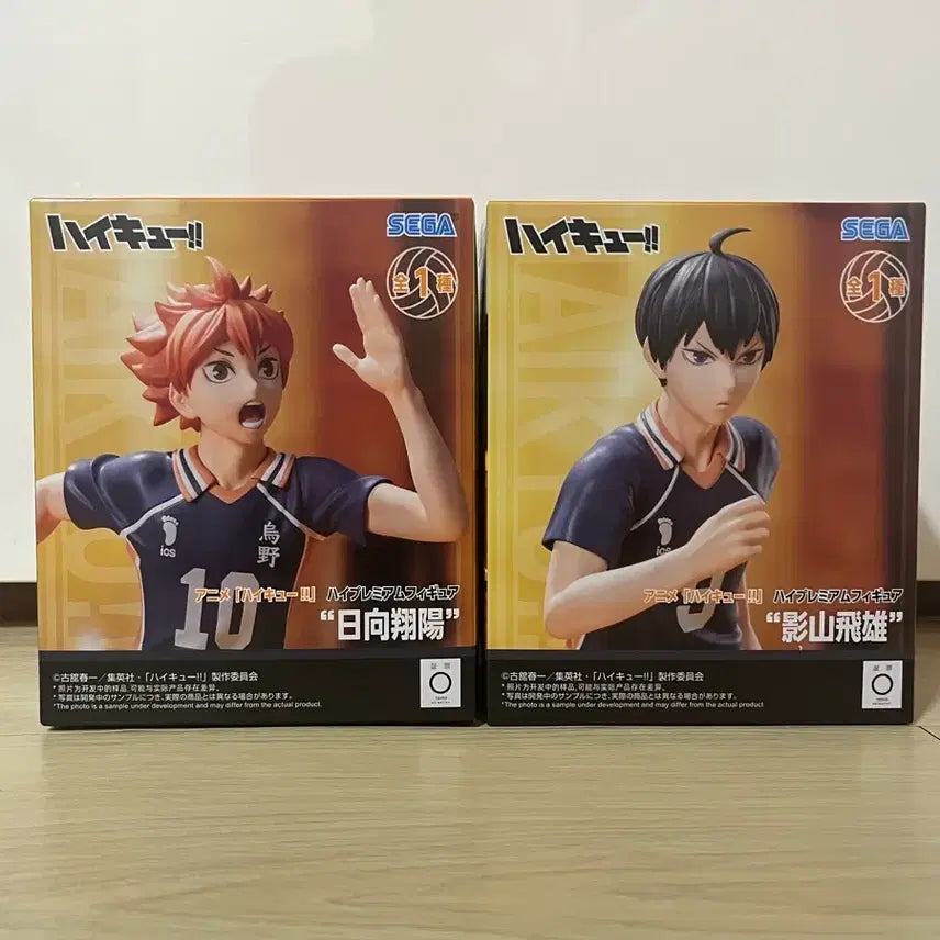 [BUNJANG] Haikyuu!! Shoyo Hinata &amp; Tobio Kageyama Figure Set (Sealed) / 하이큐 피규어 히나타 쇼요 카게야마 토비오 세트 미개봉