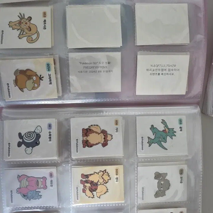 [BUNJANG] Pokemon Stickers - Gen 1-3, Starters, Halloween, Mewtwo / 포켓몬 띠부씰 팝니다
