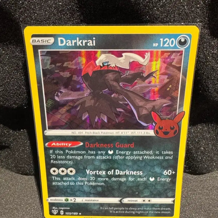 [BUNJANG] Darkrai Halloween Promo 2022 Trading Card / (포켓몬카드) 22년도 할로윈 프로모 다크라이판매