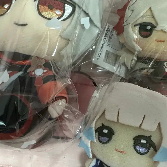 [BUNJANG] Genshin Impact Kaedehara Kazuha &amp; Sangonomiya Kokomi Chibi Plush Set / 일괄) 원신 카즈하 코코미 치비누이 치비구루미 인형 누이