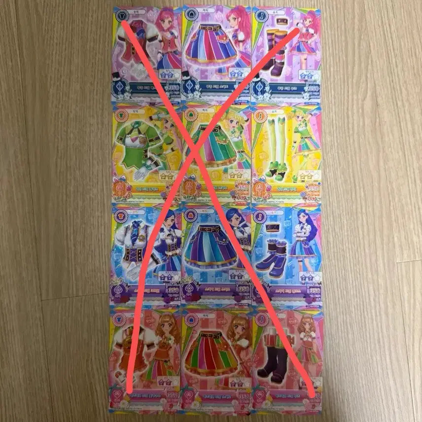 [BUNJANG] Aikatsu! 1st, 2nd, 3rd Season School Look Card Set / 아이엠스타 아이카츠 1기, 2기, 3기 스쿨룩 한판 일판 판매