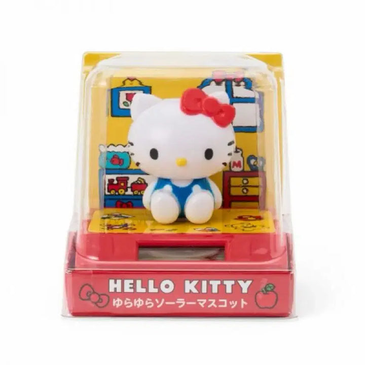 [BUNJANG] Hello Kitty Solar Powered Wiggle Mascot Figure / 헬로키티 태양열 흔들흔들 까딱이 마스코트 피규어