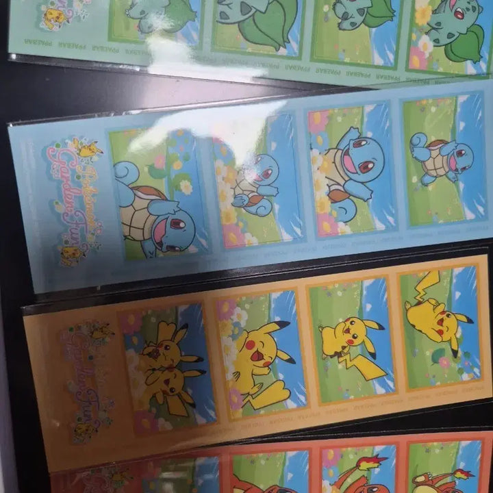 [BUNJANG] Ppaeba Pokemon Sticker Set (4 Types, Sealed) / 빼바 포켓몬스티커 4종
