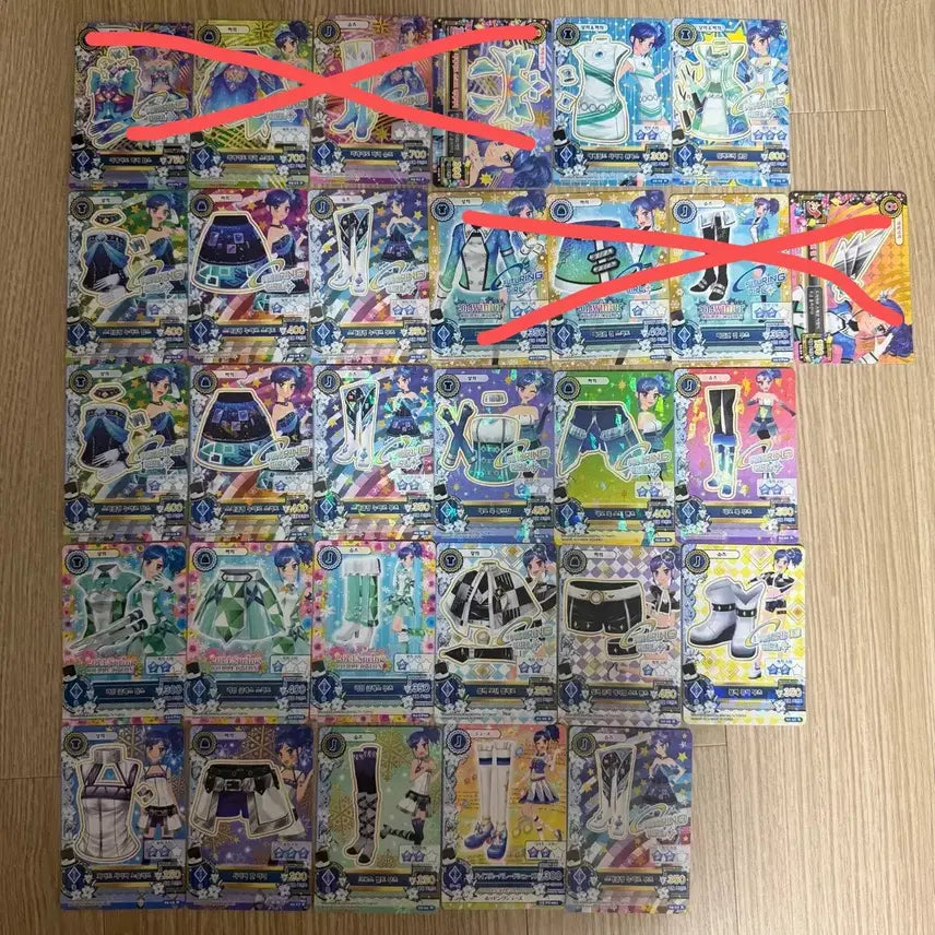 [BUNJANG] Aikatsu! Ichigo Hoshimiya Mizuki Aoi Luna Card Bundle Set / 아이엠스타 아이카츠 루나 미즈키 마린 아오이 카드 일괄 판매 한판 일판