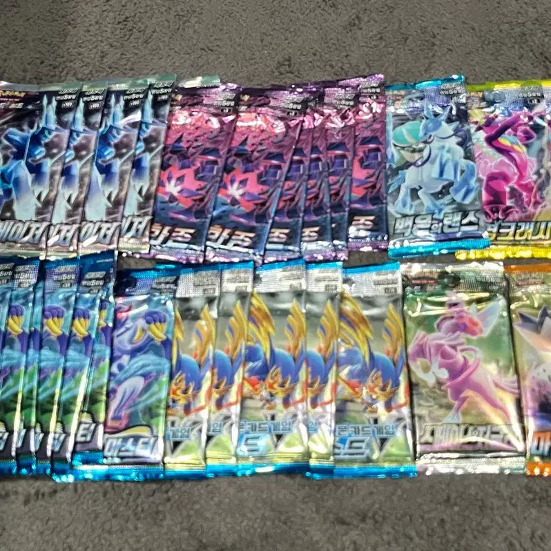 [BUNJANG] Pokemon Card Packs Bundle Set (29 Packs) / 포켓몬카드 팩
