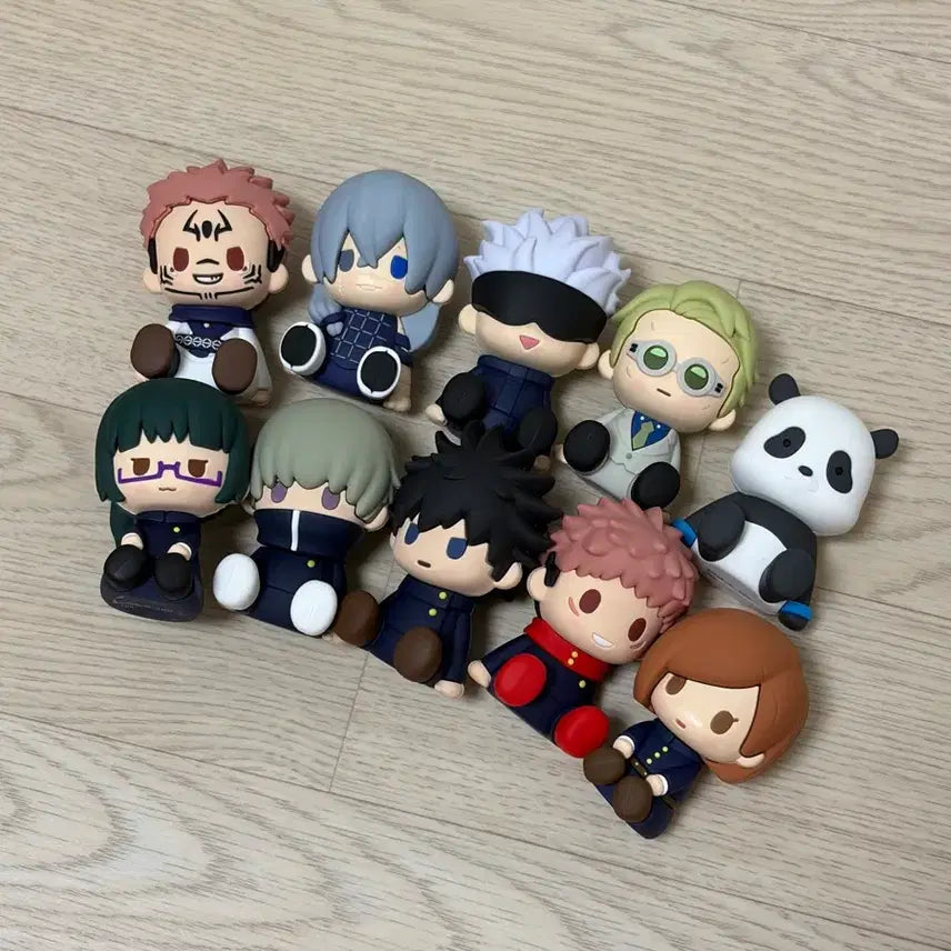 [BUNJANG] Jujutsu Kaisen Potepote Figures Bundle Set (10 Types) / 주술회전 포테포테 10종 일괄 판매