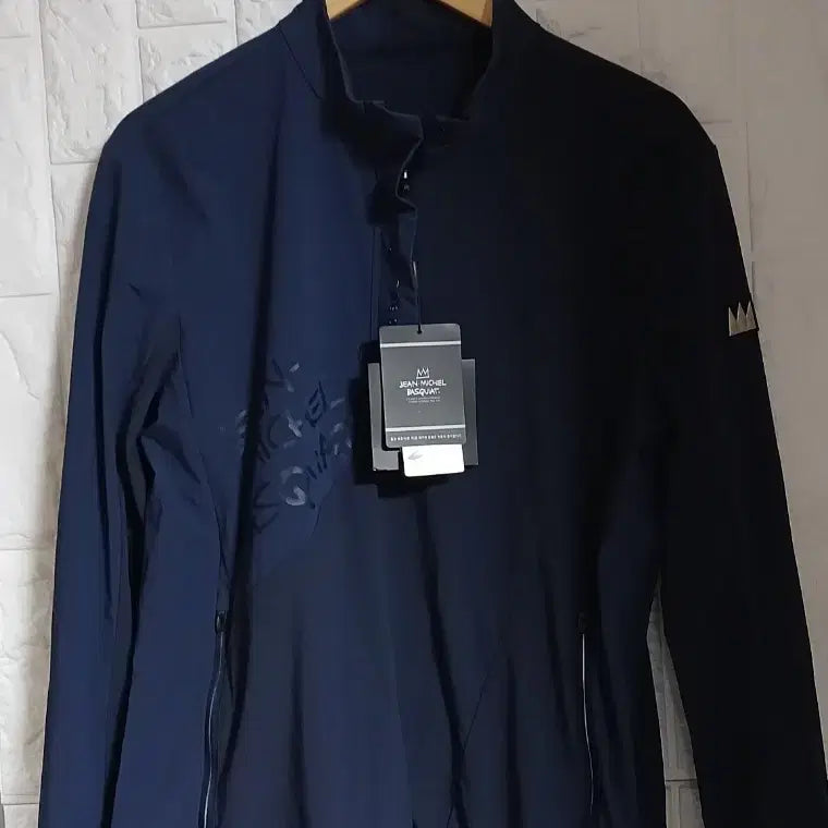 [BUNJANG] Rosemchbaskia Navy Windbreaker Jacket / 장미쉘바스키아 네이비 바람막이 자켓 새상품