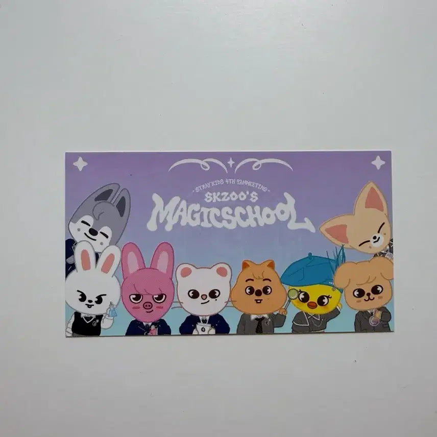 [BUNJANG] Stray Kids Magicschool Cafe Exclusive Felix Signed Card / 스트레이키즈 매직스쿨 카페 특전 필릭스 싸인 카드