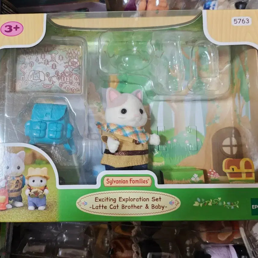 [BUNJANG] Sylvanian Families Latte Cat Explorer (Adults Only) / 실바니안 탐험떠나는 라떼고양이 어른만