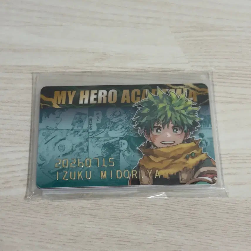 [BUNJANG] My Hero Academia 2026 Birthday Card Set (Sealed) / 히로아카 나히아 2026 버스데이 생일카드 세트 미개봉