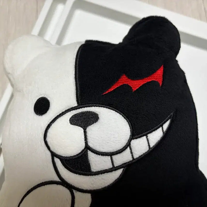 [BUNJANG] Danganronpa Monokuma Plush Cushion / 슈퍼 단간론파 모노쿠마 인형 쿠션 쿠지