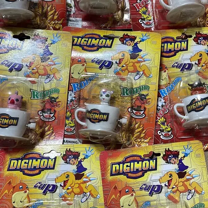 [BUNJANG] Classic Digimon Cup Figures Set of 8 (Sealed) / 고전 디지몬 컵 피규어 8종