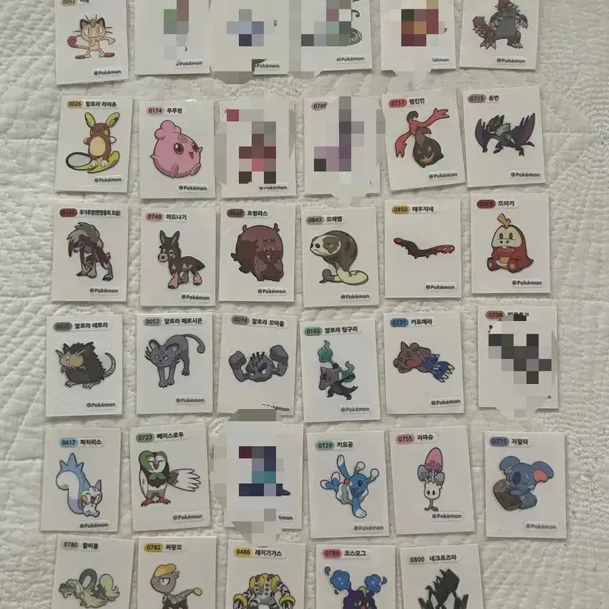 [BUNJANG] Pokemon Sticker Collection - Season 3 / 포켓몬스터 띠부씰 교환