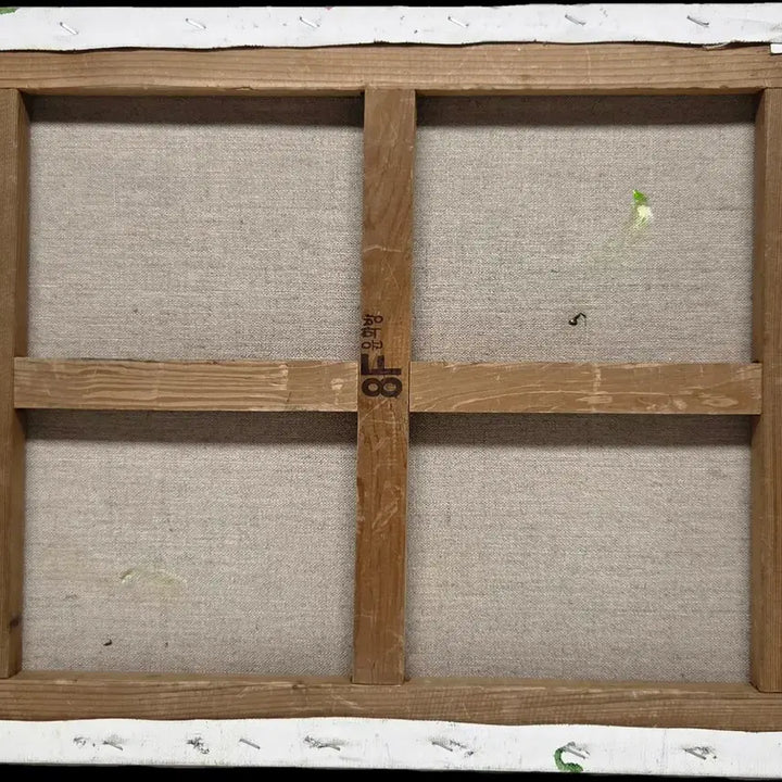 [BUNJANG] Lee Maria Abstract Oil Painting "Musical Notes" (8 Pyeong) / *이 마리아화백추상화 그림 액자 - 음표 디자인[80만원20%]