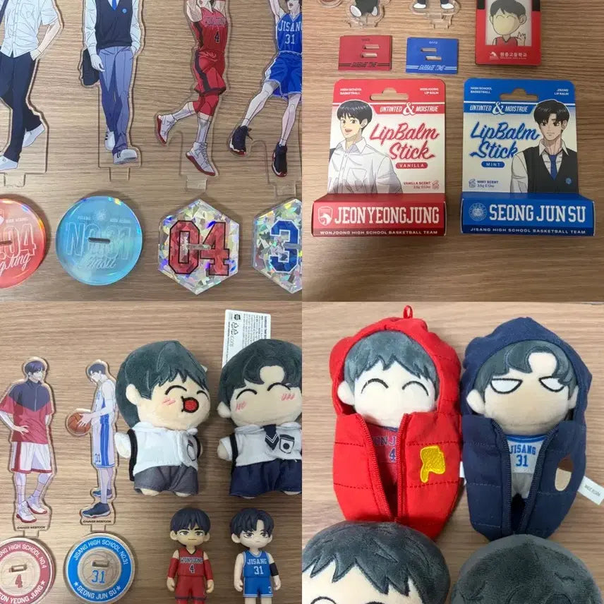 [BUNJANG] Garbage Time Jeon Young-jung &amp; Sung Jun-soo Acrylic Stand, Lip Balm, Keyring, Maid Outfit / 가비지타임 갑타 전영중 성준수 아크릴 인형 만두 립밤 명찰 키링 메이드복