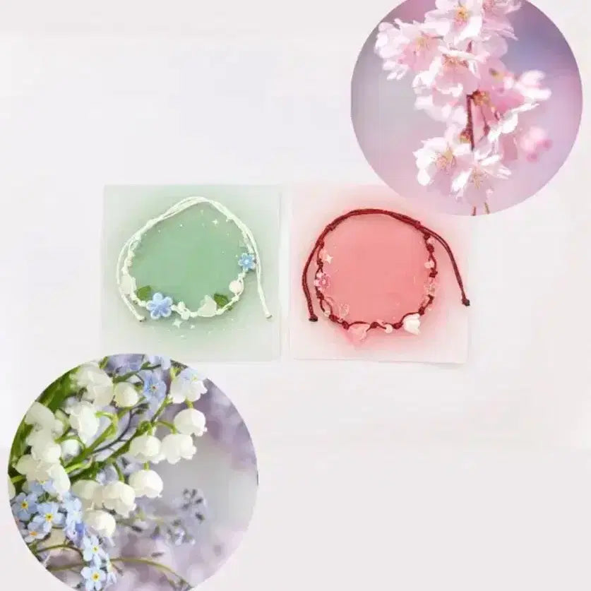 [BUNJANG] Knot Bracelet Floral Design / 꽃매듭팔찌,꽃팔찌,매듭팔찌
