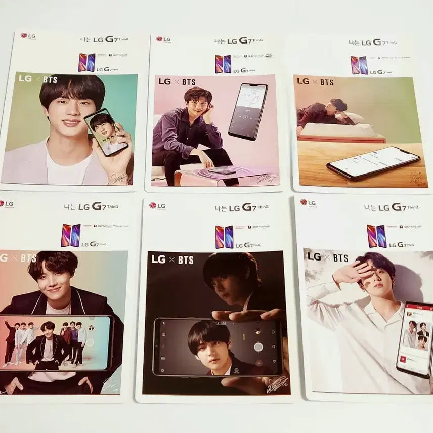[BUNJANG] BTS LG Mini Poster Set / bts 방탄 LG 미니 포스터 LG mini posters