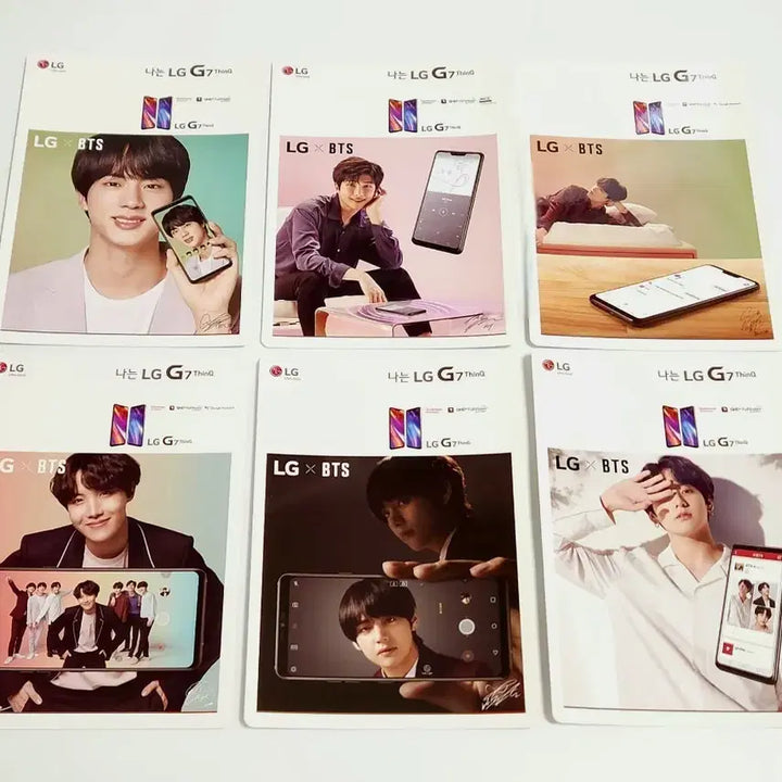 [BUNJANG] BTS LG Mini Poster Set / bts 방탄 LG 미니 포스터 LG mini posters