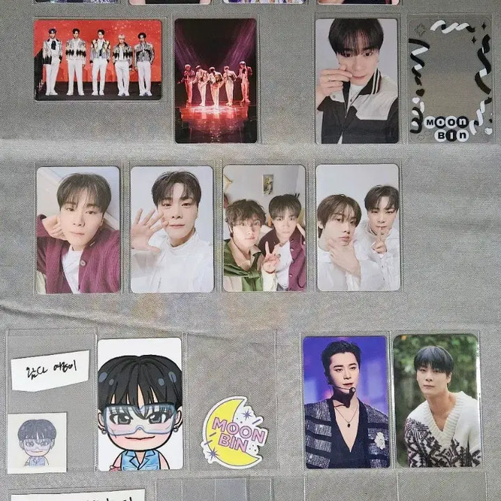 [BUNJANG] Moonbin Stargazer Fancon JP Moments Photocards Bundle Set / moonbin 11 stargazer fancon jp moments