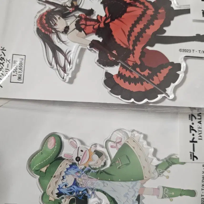 [BUNJANG] Date A Live Kurumi &amp; Yoshino Acrylic Stand / 데이트 어 라이브 아크릴 스탠드