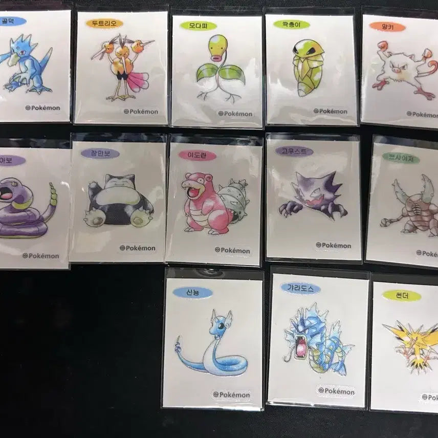 [BUNJANG] Pokemon 30th Anniversary Stickered Seals (Tti-bbu Seal) for Sale or Trade / 30주년 포켓몬 띠부씰 교환 또는 판매합니다