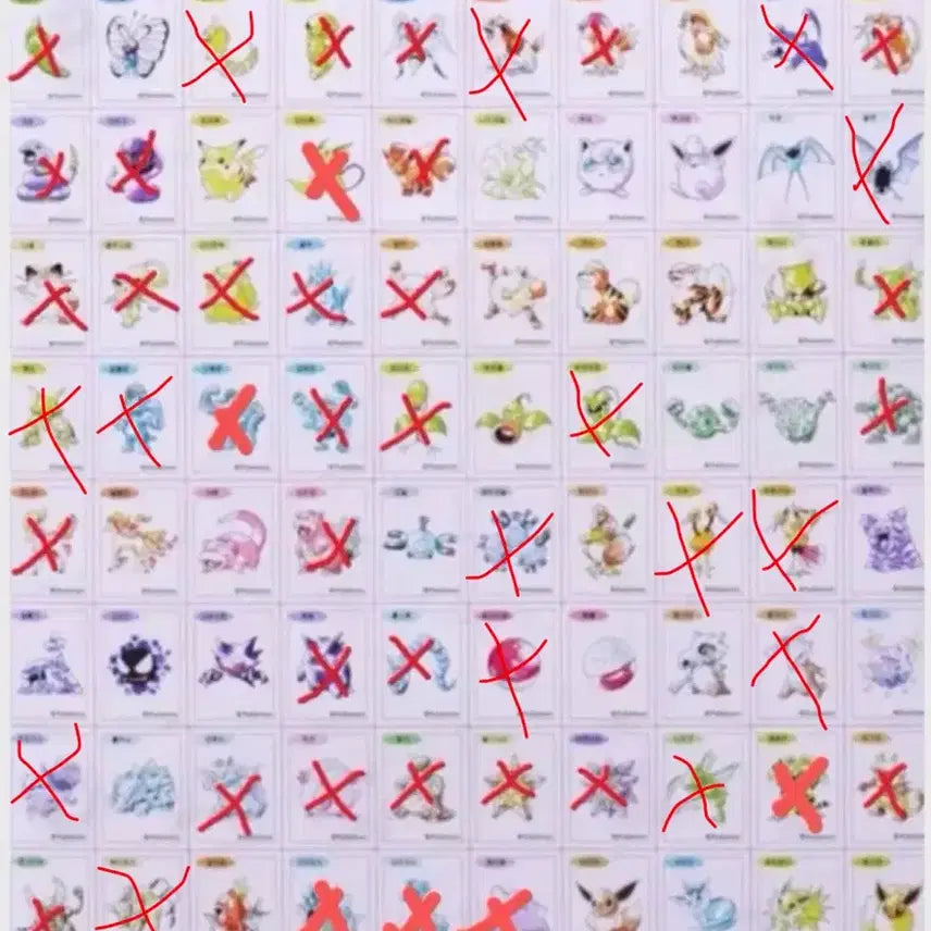 [BUNJANG] Pokemon 30th Anniversary Stickered Seals (Tti-bbu Seal) for Sale or Trade / 30주년 포켓몬 띠부씰 교환 또는 판매합니다