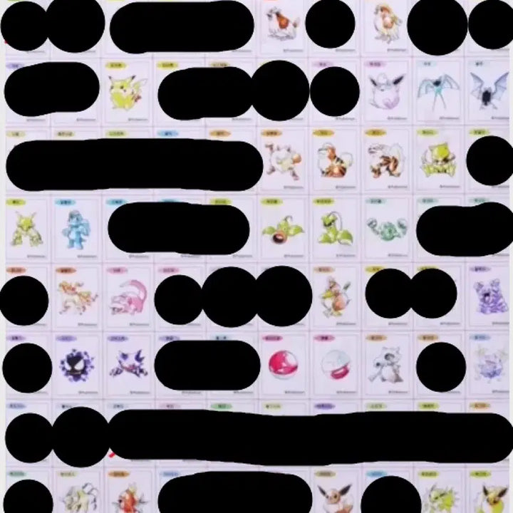 [BUNJANG] Pokemon 30th Anniversary Stickered Seals (Tti-bbu Seal) for Sale or Trade / 30주년 포켓몬 띠부씰 교환 또는 판매합니다
