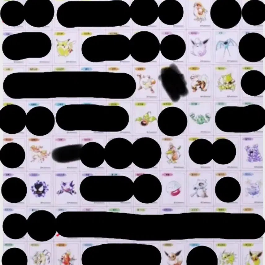 [BUNJANG] Pokemon 30th Anniversary Stickered Seals (Tti-bbu Seal) for Sale or Trade / 30주년 포켓몬 띠부씰 교환 또는 판매합니다