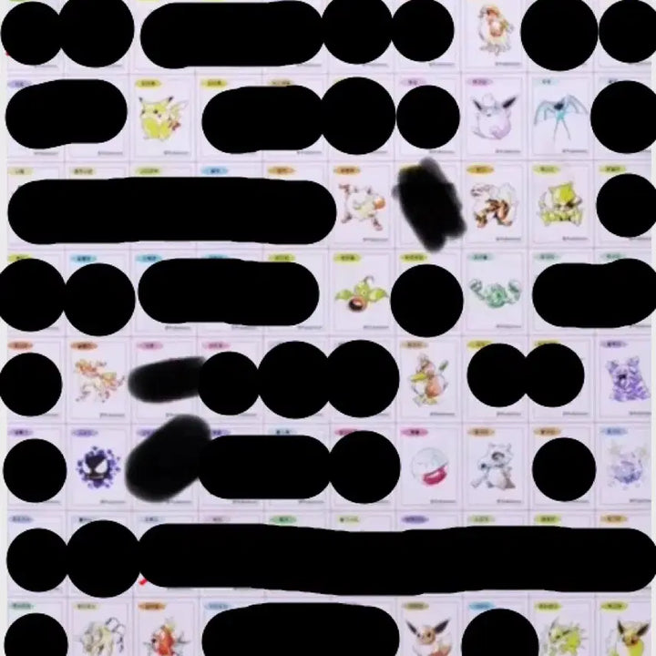 [BUNJANG] Pokemon 30th Anniversary Stickered Seals (Tti-bbu Seal) for Sale or Trade / 30주년 포켓몬 띠부씰 교환 또는 판매합니다