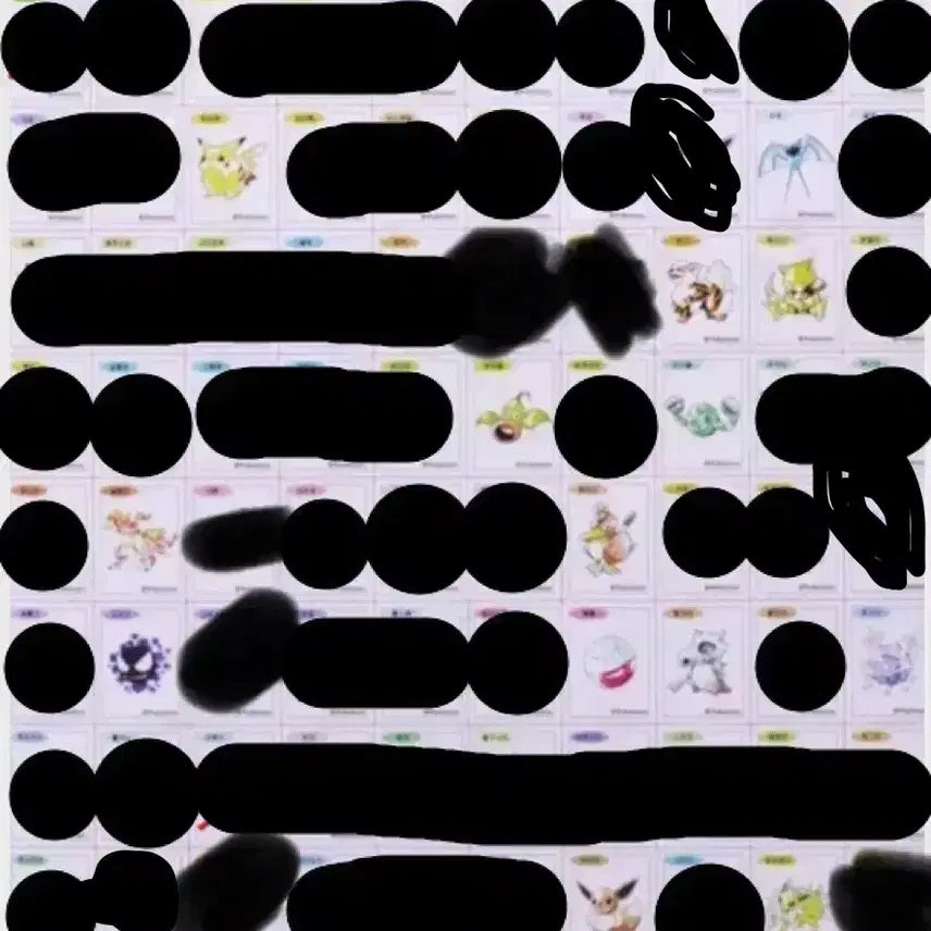 [BUNJANG] Pokemon 30th Anniversary Stickered Seals (Tti-bbu Seal) for Sale or Trade / 30주년 포켓몬 띠부씰 교환 또는 판매합니다