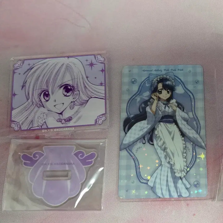 [BUNJANG] Peach Peach Pitch Noel Karen Acrylic Stand Card Bundle Set / 피치피치핏치 노엘 카렌 아크릴 스탠드 카드 굿즈 일괄