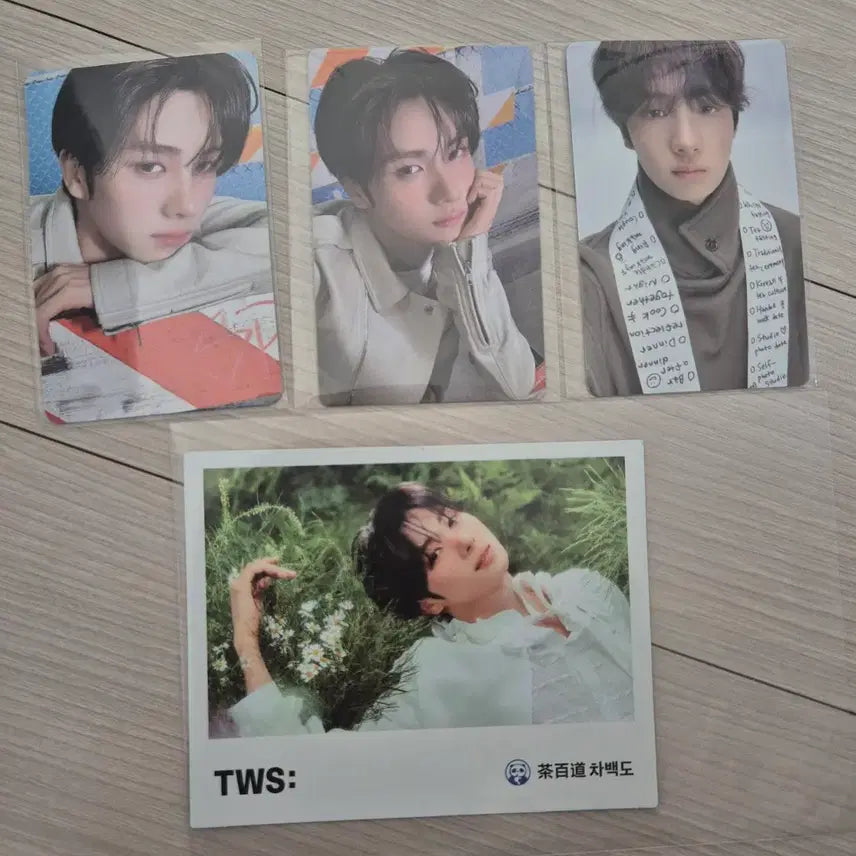 [BUNJANG] TWS No Tragedy Youngjae Photocard Set with Baekdo Postcard / 투어스 No tragedy 영재 포카 3장+차백도 엽서 덤