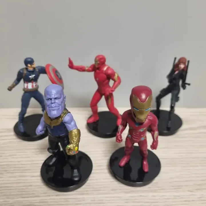 [BUNJANG] Marvel Avengers Iron Man Captain America Thanos Figure Bundle Set / 마블 어벤져스 시빌워 인피니티워 피규어 아이언맨 캡틴아메리카 타노스