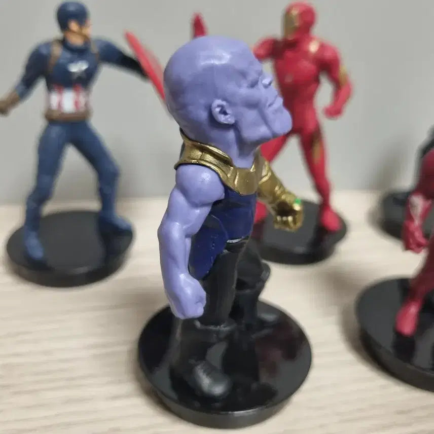 [BUNJANG] Marvel Avengers Iron Man Captain America Thanos Figure Bundle Set / 마블 어벤져스 시빌워 인피니티워 피규어 아이언맨 캡틴아메리카 타노스